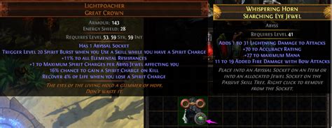 poe abyssal socket fossil.